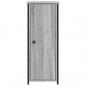 Preview: Nachttische 2 Stk. Grau Sonoma 32x42x80 cm Holzwerkstoff