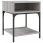 Preview: Nachttische 2 Stk. Grau Sonoma 40x41x50 cm Holzwerkstoff