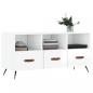 Preview: TV-Schrank Hochglanz-Weiß 102x36x50 cm Holzwerkstoff