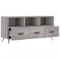 Preview: TV-Schrank Grau Sonoma 102x36x50 cm Holzwerkstoff