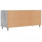 Preview: TV-Schrank Betongrau 104x35x50 cm Holzwerkstoff