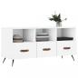 Preview: TV-Schrank Weiß 102x36x50 cm Holzwerkstoff