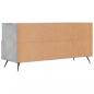 Preview: TV-Schrank Betongrau 102x36x50 cm Holzwerkstoff