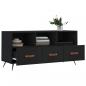 Preview: TV-Schrank Schwarz 102x36x50 cm Holzwerkstoff