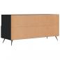 Preview: TV-Schrank Schwarz 102x36x50 cm Holzwerkstoff