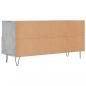 Preview: TV-Schrank Betongrau 102x36x50 cm Holzwerkstoff