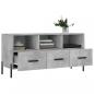 Preview: TV-Schrank Betongrau 102x36x50 cm Holzwerkstoff