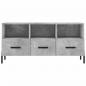 Preview: TV-Schrank Betongrau 102x36x50 cm Holzwerkstoff