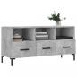 Preview: TV-Schrank Betongrau 102x36x50 cm Holzwerkstoff