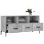 Preview: TV-Schrank Betongrau 102x36x50 cm Holzwerkstoff