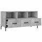 Preview: TV-Schrank Betongrau 102x36x50 cm Holzwerkstoff