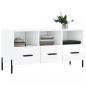 Preview: TV-Schrank Hochglanz-Weiß 102x36x50 cm Holzwerkstoff