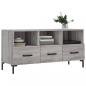 Preview: TV-Schrank Grau Sonoma 102x36x50 cm Holzwerkstoff