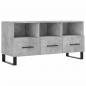 Preview: TV-Schrank Betongrau 102x36x50 cm Holzwerkstoff