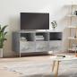 Preview: ARDEBO.de - TV-Schrank Betongrau 102x36x50 cm Holzwerkstoff