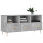 Preview: TV-Schrank Betongrau 102x36x50 cm Holzwerkstoff