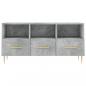 Preview: TV-Schrank Betongrau 102x36x50 cm Holzwerkstoff