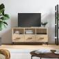 Preview: ARDEBO.de - TV-Schrank Sonoma-Eiche 102x36x50 cm Holzwerkstoff