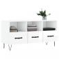 Preview: TV-Schrank Hochglanz-Weiß 102x36x50 cm Holzwerkstoff