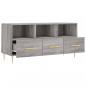 Preview: TV-Schrank Grau Sonoma 102x36x50 cm Holzwerkstoff