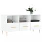 Preview: TV-Schrank Hochglanz-Weiß 102x36x50 cm Holzwerkstoff