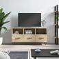 Preview: ARDEBO.de - TV-Schrank Sonoma-Eiche 102x36x50 cm Holzwerkstoff