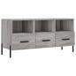 Preview: TV-Schrank Grau Sonoma 102x36x50 cm Holzwerkstoff