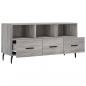 Preview: TV-Schrank Grau Sonoma 102x36x50 cm Holzwerkstoff