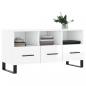 Preview: TV-Schrank Hochglanz-Weiß 102x36x50 cm Holzwerkstoff