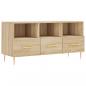 Preview: TV-Schrank Sonoma-Eiche 102x36x50 cm Holzwerkstoff