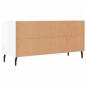 Preview: TV-Schrank Hochglanz-Weiß 102x36x50 cm Holzwerkstoff