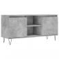 Preview: TV-Schrank Betongrau 104x35x50 cm Holzwerkstoff