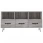 Preview: TV-Schrank Grau Sonoma 102x36x50 cm Holzwerkstoff