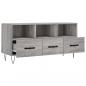 Preview: TV-Schrank Grau Sonoma 102x36x50 cm Holzwerkstoff