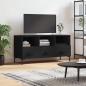 Preview: ARDEBO.de - TV-Schrank Schwarz 102x36x50 cm Holzwerkstoff