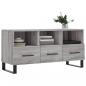 Preview: TV-Schrank Grau Sonoma 102x36x50 cm Holzwerkstoff