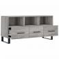 Preview: TV-Schrank Grau Sonoma 102x36x50 cm Holzwerkstoff