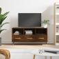 Preview: ARDEBO.de - TV-Schrank Braun Eichen-Optik 102x36x50 cm Holzwerkstoff