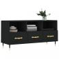 Preview: TV-Schrank Schwarz 102x36x50 cm Holzwerkstoff