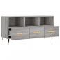 Preview: TV-Schrank Grau Sonoma 102x36x50 cm Holzwerkstoff