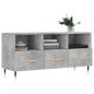 Preview: TV-Schrank Betongrau 102x36x50 cm Holzwerkstoff