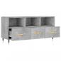 Preview: TV-Schrank Betongrau 102x36x50 cm Holzwerkstoff