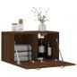 Preview: Wandschrank Braun Eichen-Optik 60x36,5x35cm Holzwerkstoff