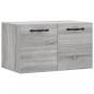 Preview: Wandschrank Grau Sonoma 60x36,5x35 cm Holzwerkstoff