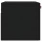 Preview: Wandschrank Schwarz 60x36,5x35 cm Holzwerkstoff