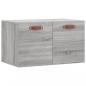 Preview: Wandschrank Grau Sonoma 60x36,5x35 cm Holzwerkstoff