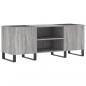 Preview: Plattenschrank Grau Sonoma 121x38x48 cm Holzwerkstoff