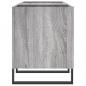 Preview: Plattenschrank Grau Sonoma 121x38x48 cm Holzwerkstoff