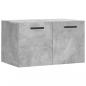 Preview: Wandschrank Betongrau 60x36,5x35 cm Holzwerkstoff