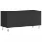 Preview: Plattenschrank Schwarz 100x38x48 cm Holzwerkstoff